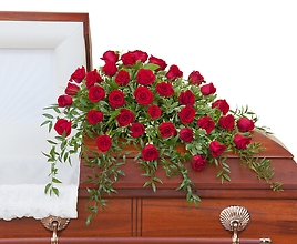 Simply Roses Deluxe Casket Spray