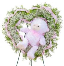 Tiny Angels Wreath in Pink