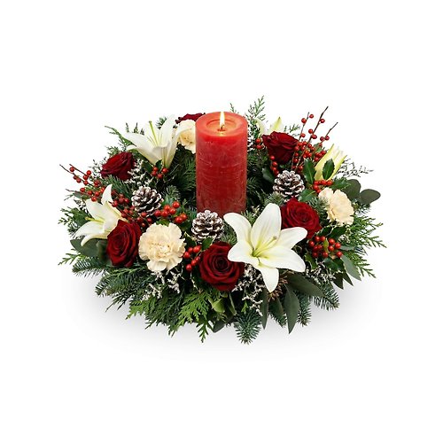 Yuletide Glow Centerpiece